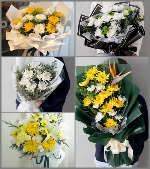 广东潮州市饶平县柘林镇白事花束代送